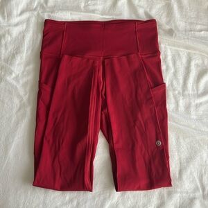 Lululemon Fast and Free High rise 25” Pockets